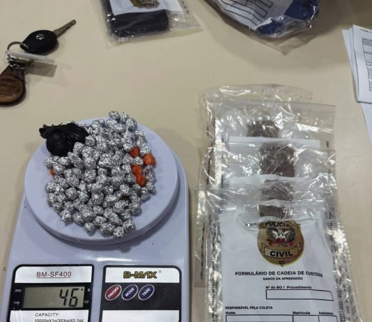 Polícia Civil e Militar realizam operação integrada contra o tráfico de drogas em Curitibanos