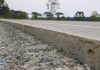 SC-350 entre Lebon Régis e a BR-116 terá camada de concreto